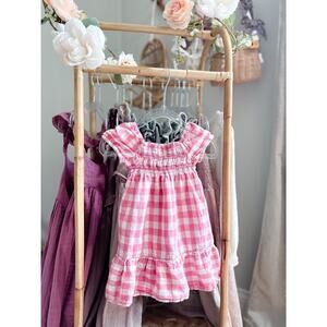 Picnic In The Orchard Old Navy Gingham Dress 6-12mths